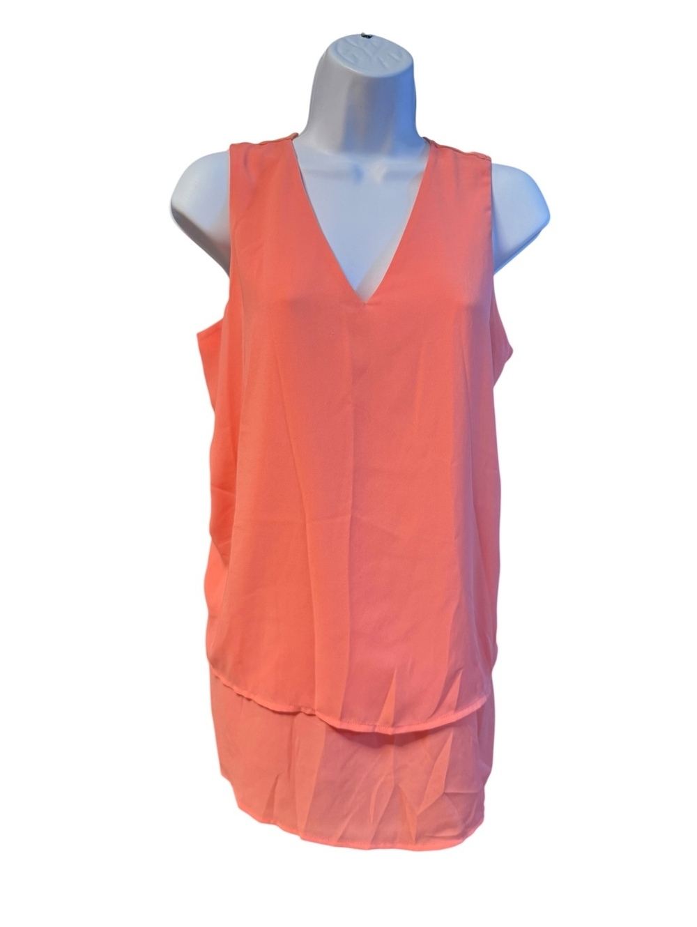 Michael Kors Coral Sleeveless Blouse